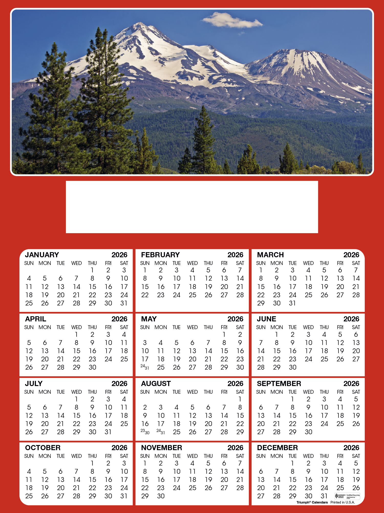 Skinner & Kennedy® Display-A-Year 76