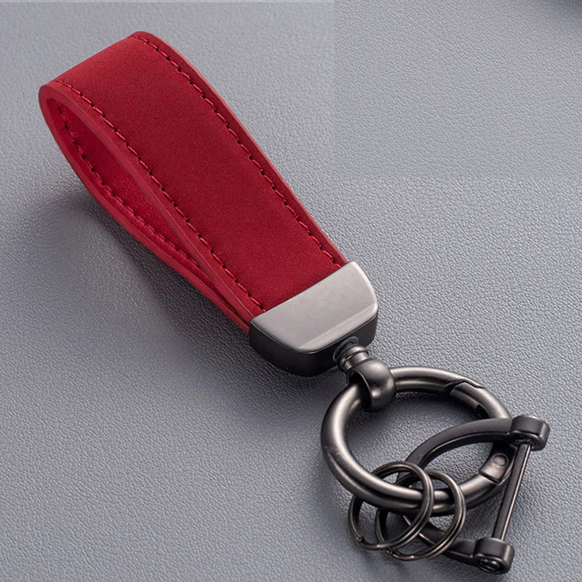 Leather Keychain With Logo For Carrying 2