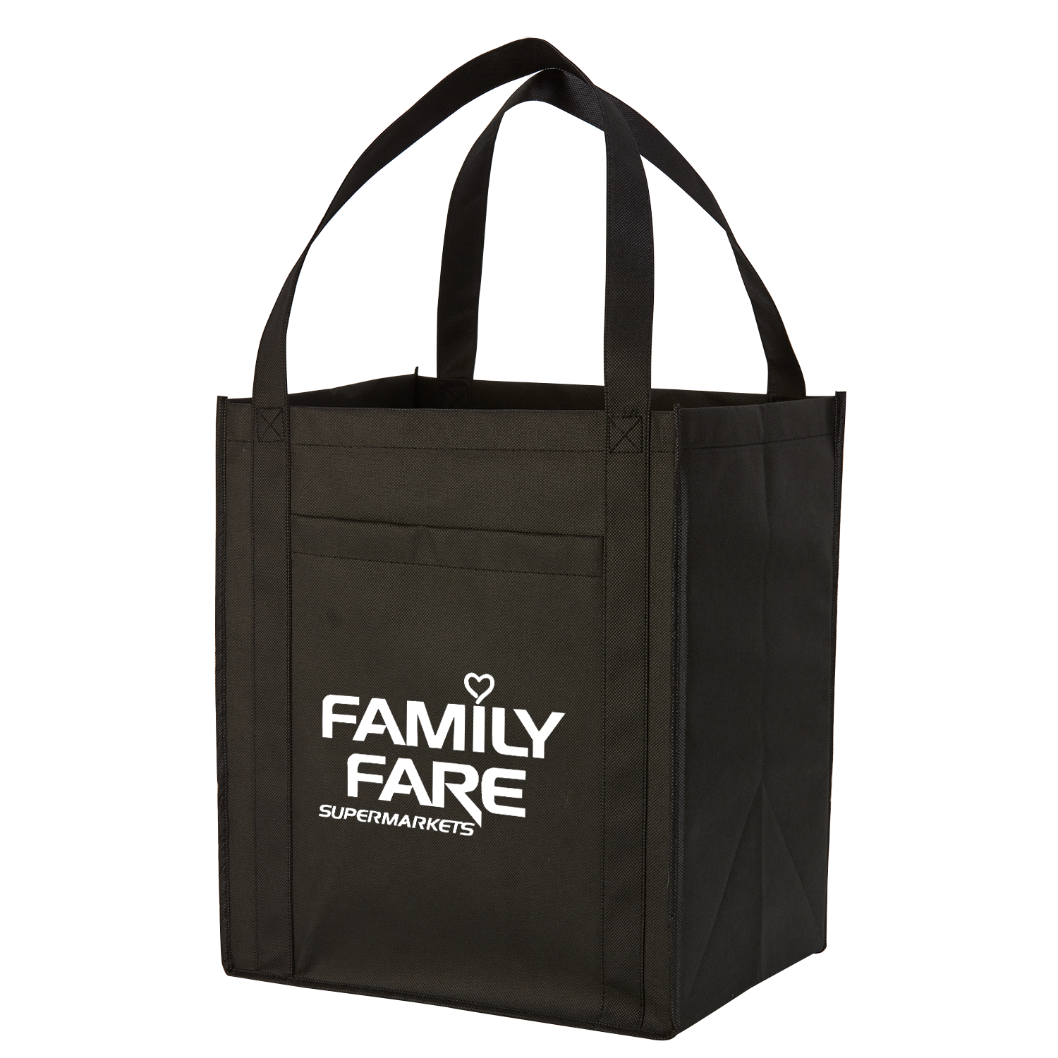 Large Non-Woven Grocery Tote Bag w/ Pocket 4
