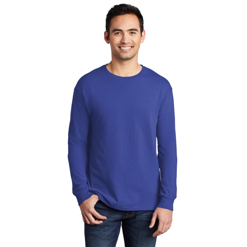Port & Company Beach Wash Garment-Dyed Long Sleeve Tee 16