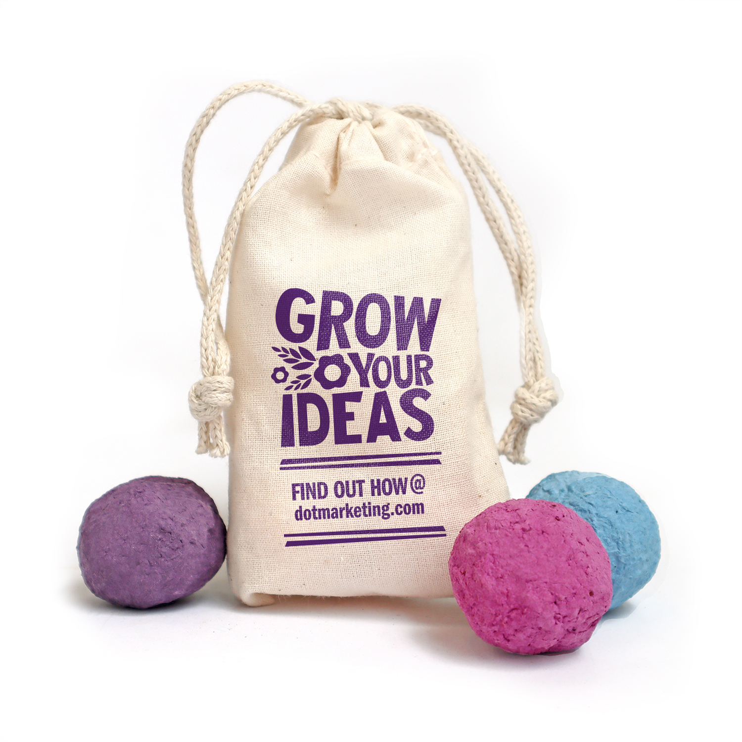 Seed Bombs Muslin Bag 3 3