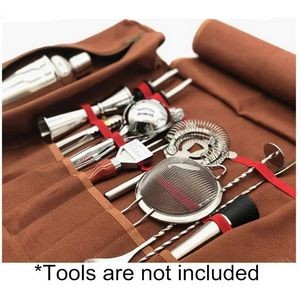 Portable Bartender Cocktail Canvas Storage Travel Bag 2