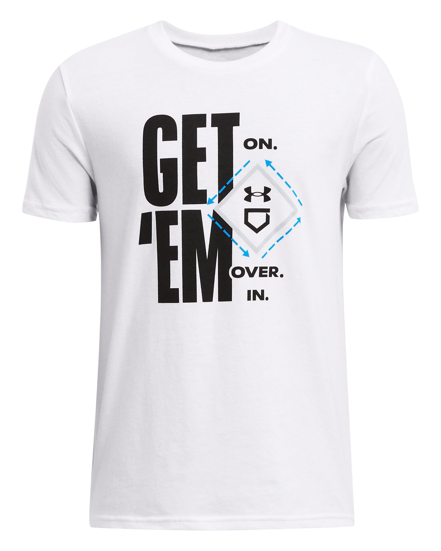UA Baseball Get' Em Boys' Short Sleeve 6