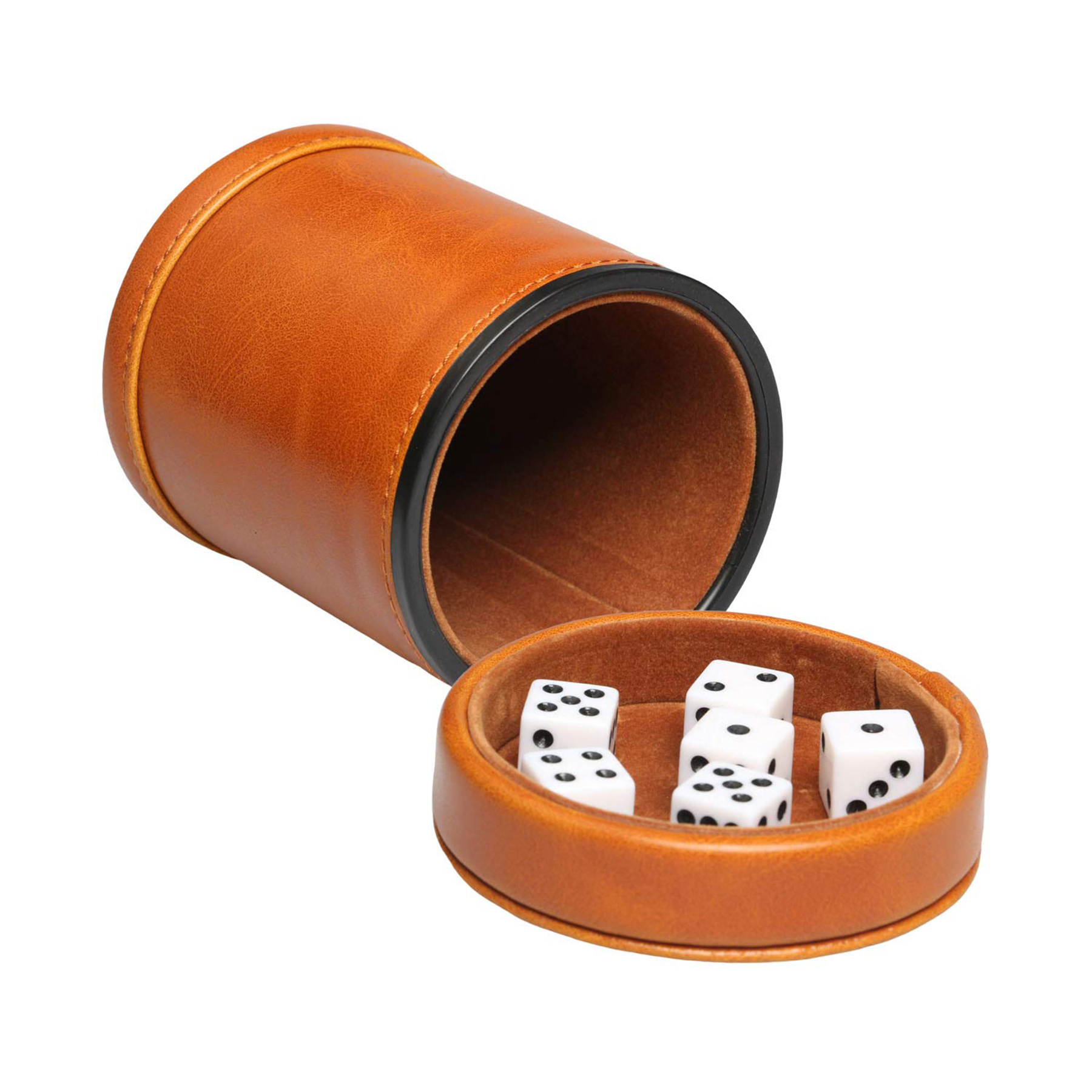 Dice Cup with Lid Includes 6 Dices 2