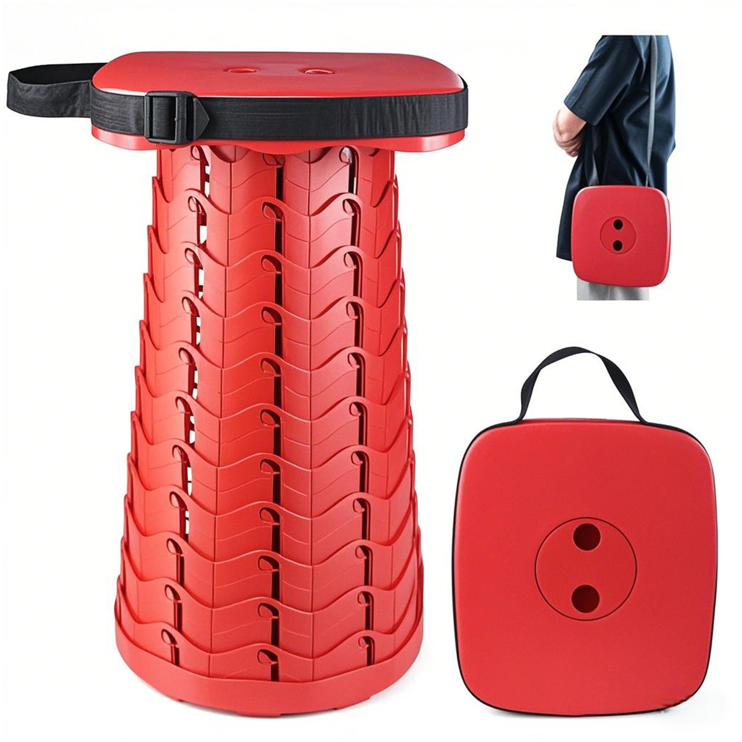 Foldable Adjustable Stool - Portable Outdoor Fishing Chair 6
