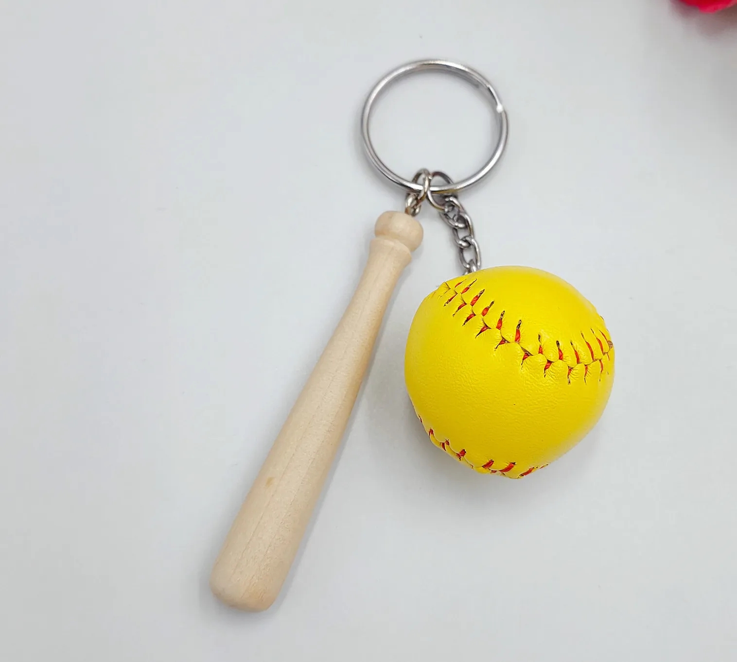 Mini Baseball Key Holder 4