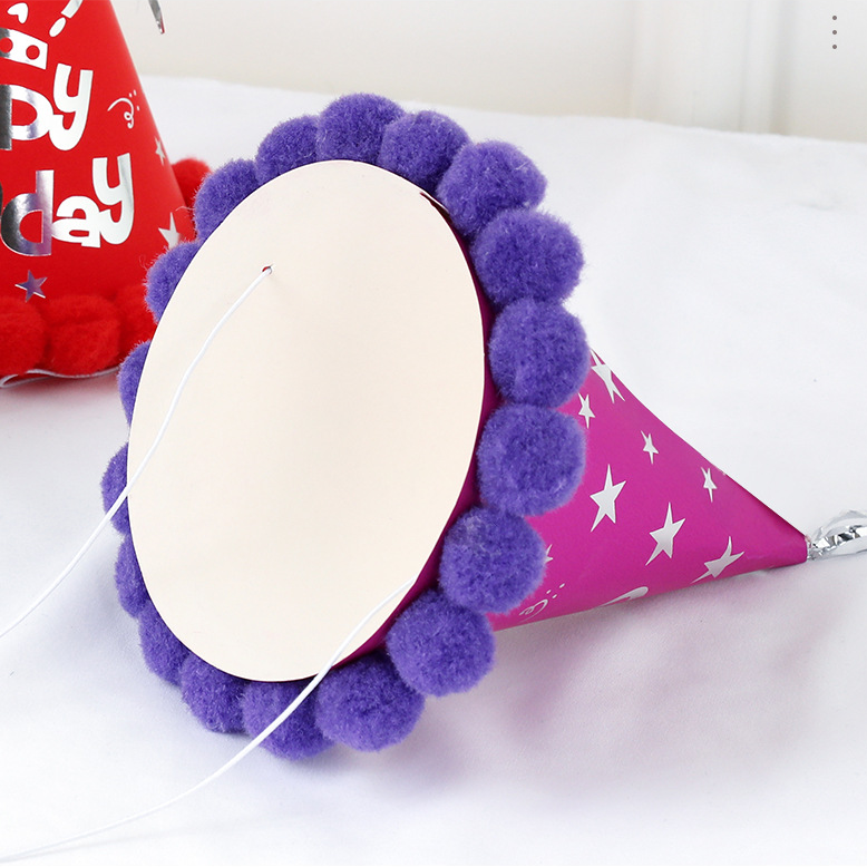 Birthday Party Kids Game Hat & Cake Celebration Decoration 9