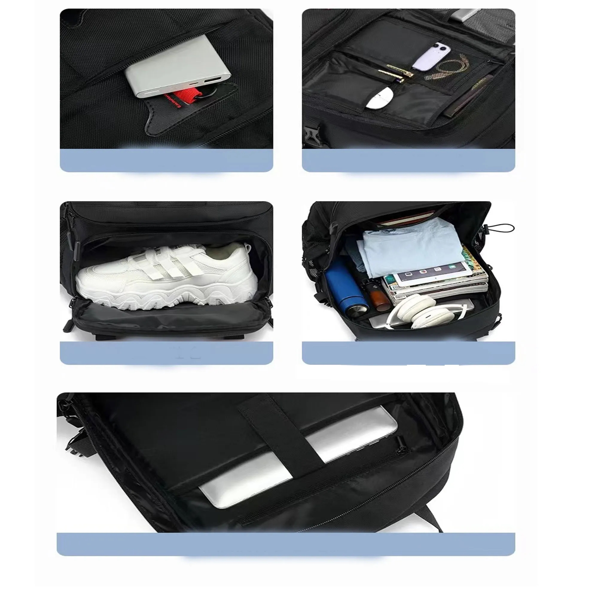 Extra Large Multifunctional Travel Laptop Backpack 1