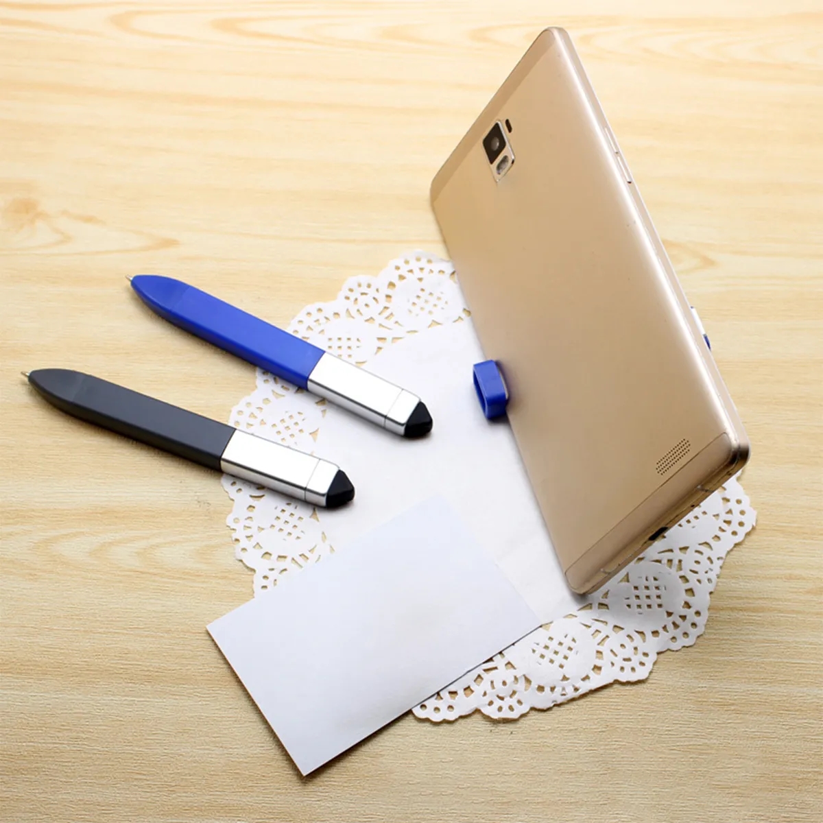 Functional tool pen with mobile phone holder and screwdriver 5