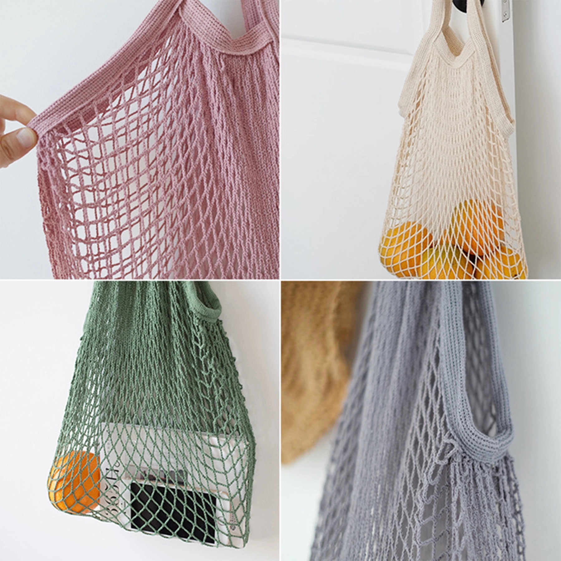 Organic Cotton Mesh Shopping Bag 8