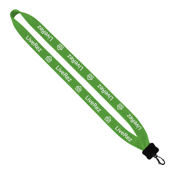 3/4" Cotton Lanyard with Plastic Clamshell & Swivel Snap Hook 14