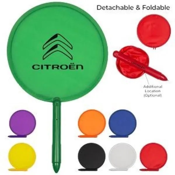 Recycled 3-in-1 Hand Fan Pen 2