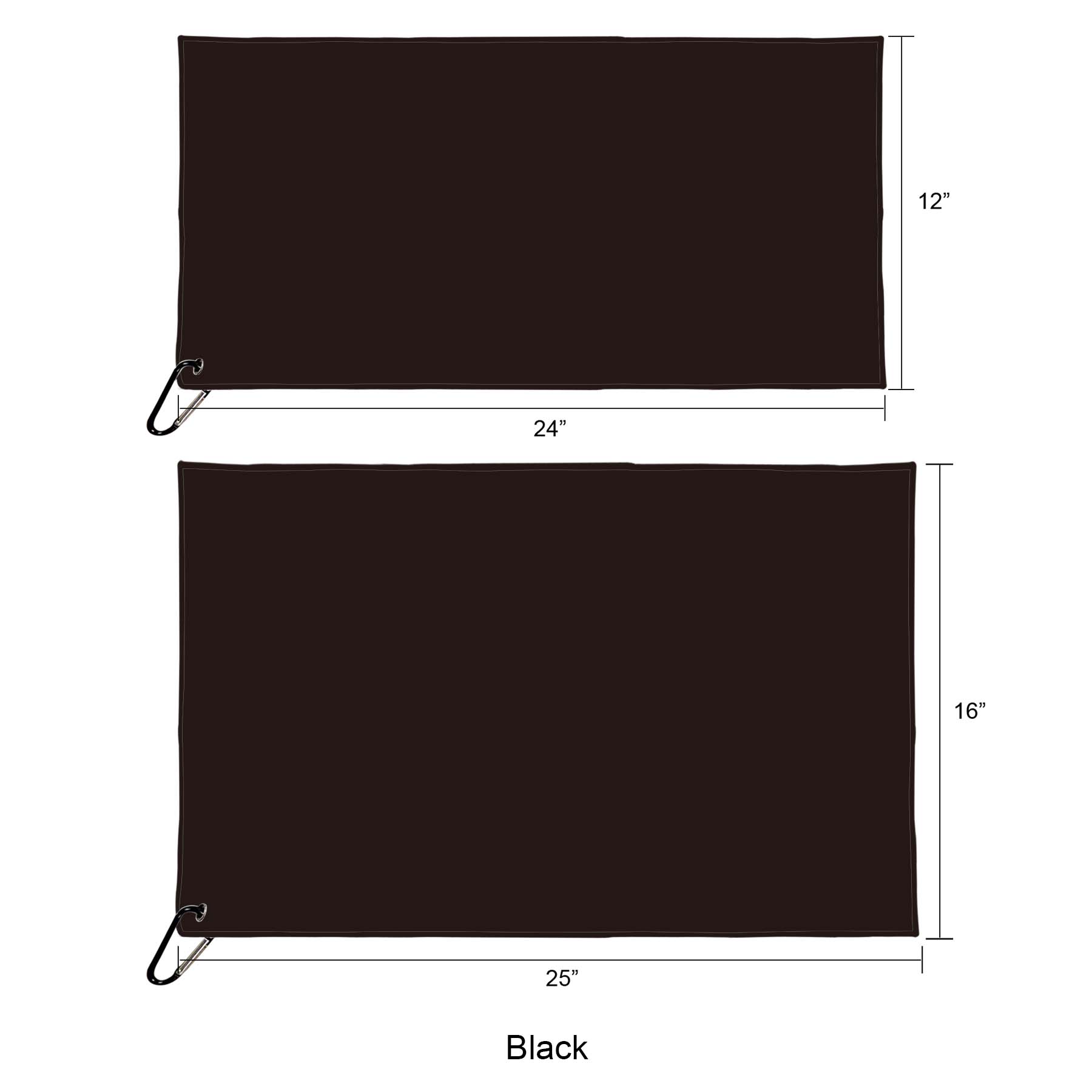 Free Shipping Full Color 200gsm Seude Microfiber Golf Towel 4