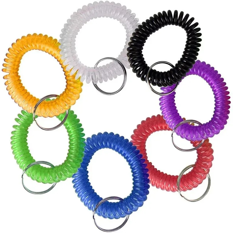 Spiral Wrist Coil Key Chain 8