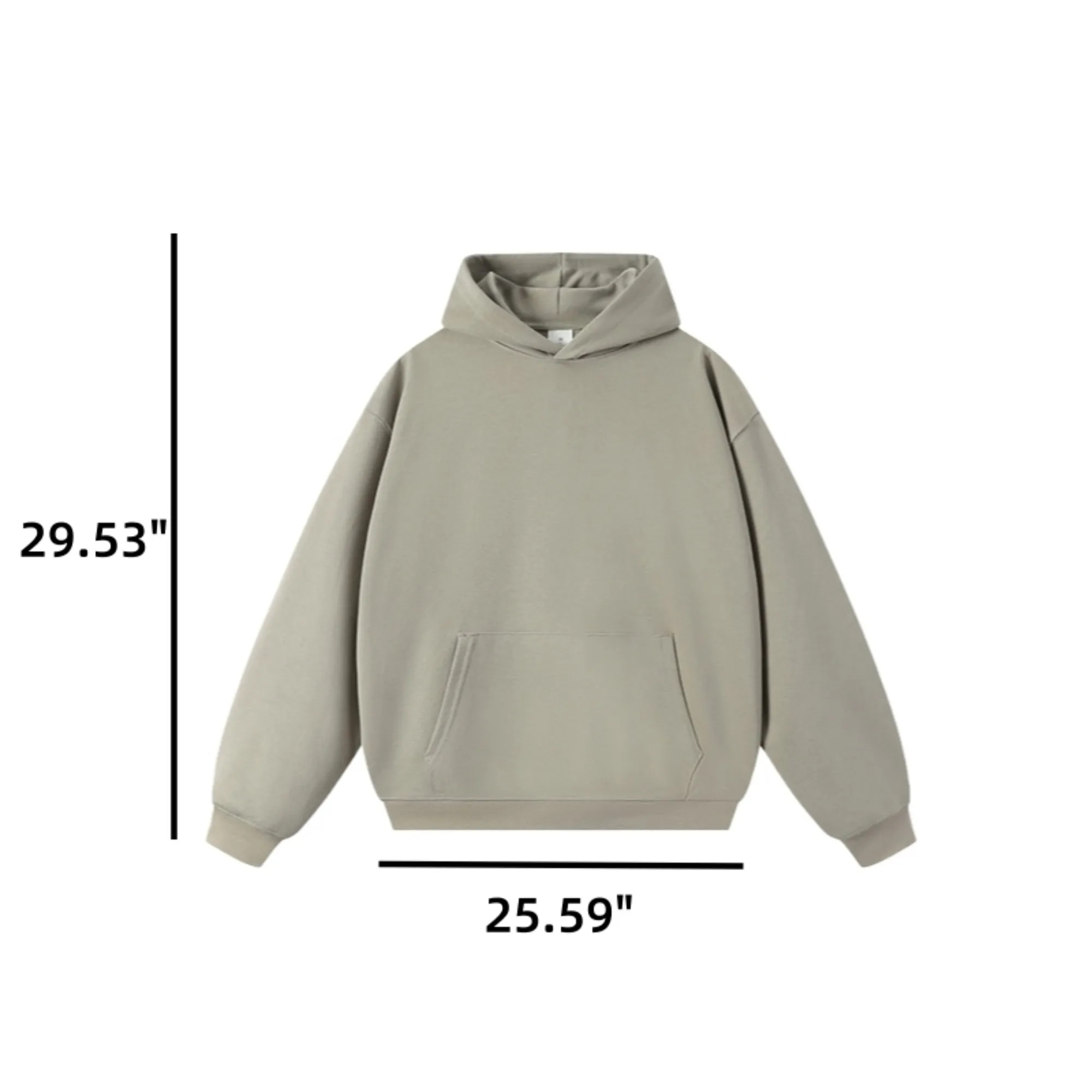 Premium Warm Pocket Pullover Hoodie Winter Sweatshirt, custom hoodie or sweatshirt with logo imprint 1