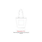 Herringbone 7oz Cotton Canvas Grocery Tote 37