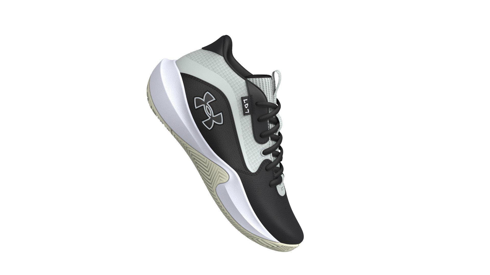 UA Lockdown 7 Grade School Basketball Shoes 11