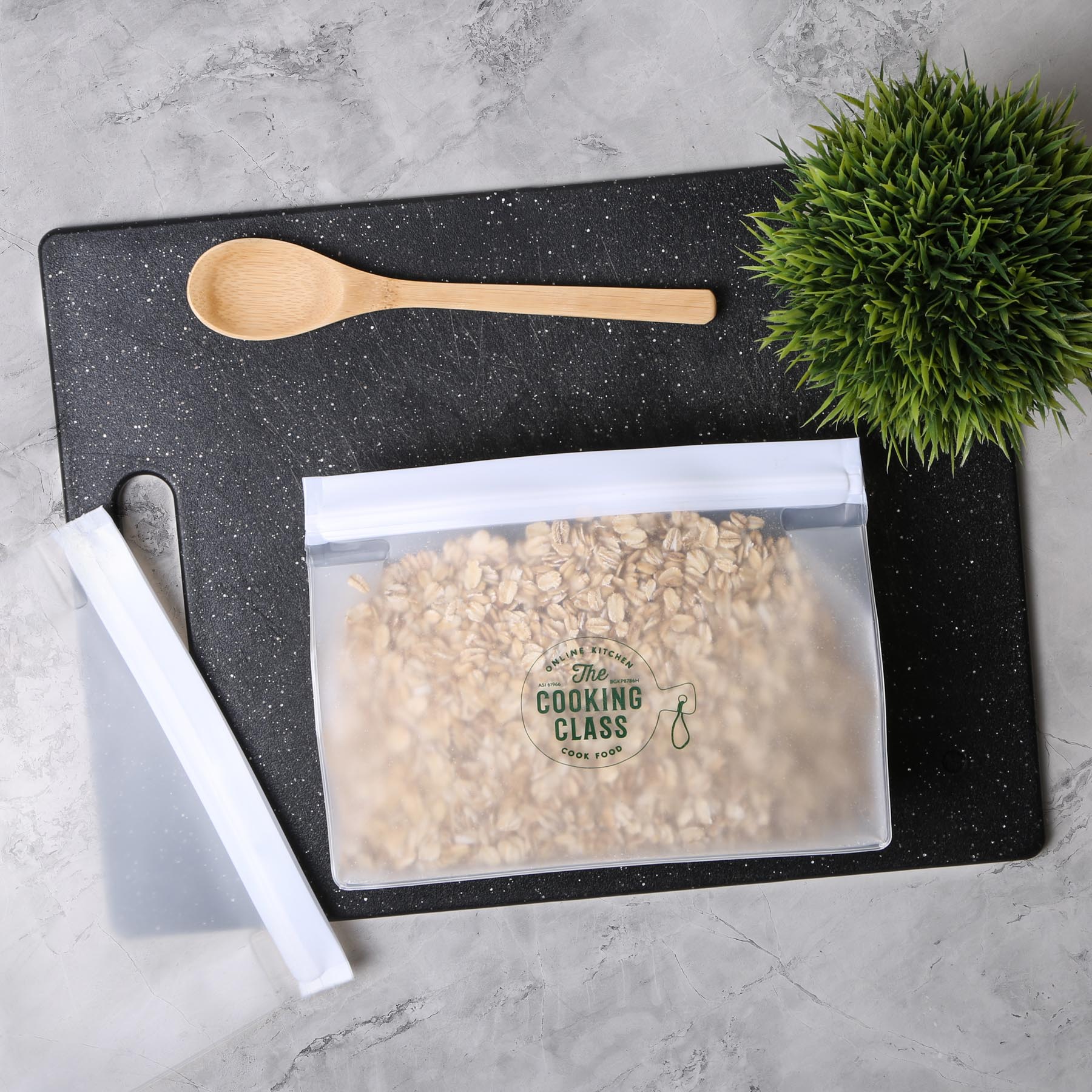 SlipZip Horizontal Gusseted Reusable Storage Bag 6