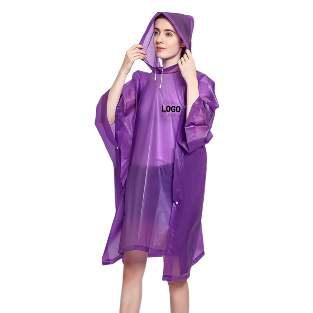Portable EVA Raincoats for Adults Waterproof Poncho 5