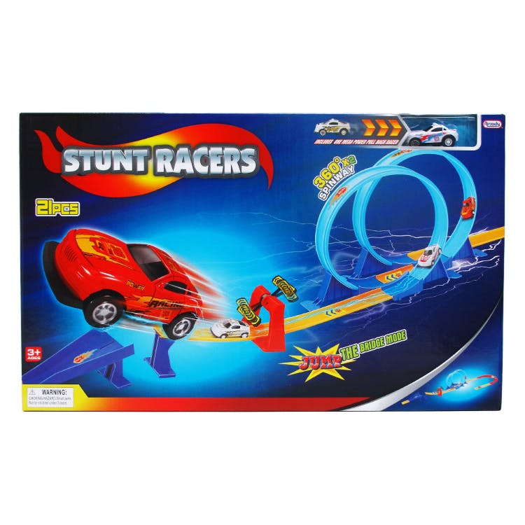Friction Powered Race Sets - 21 Piece 2