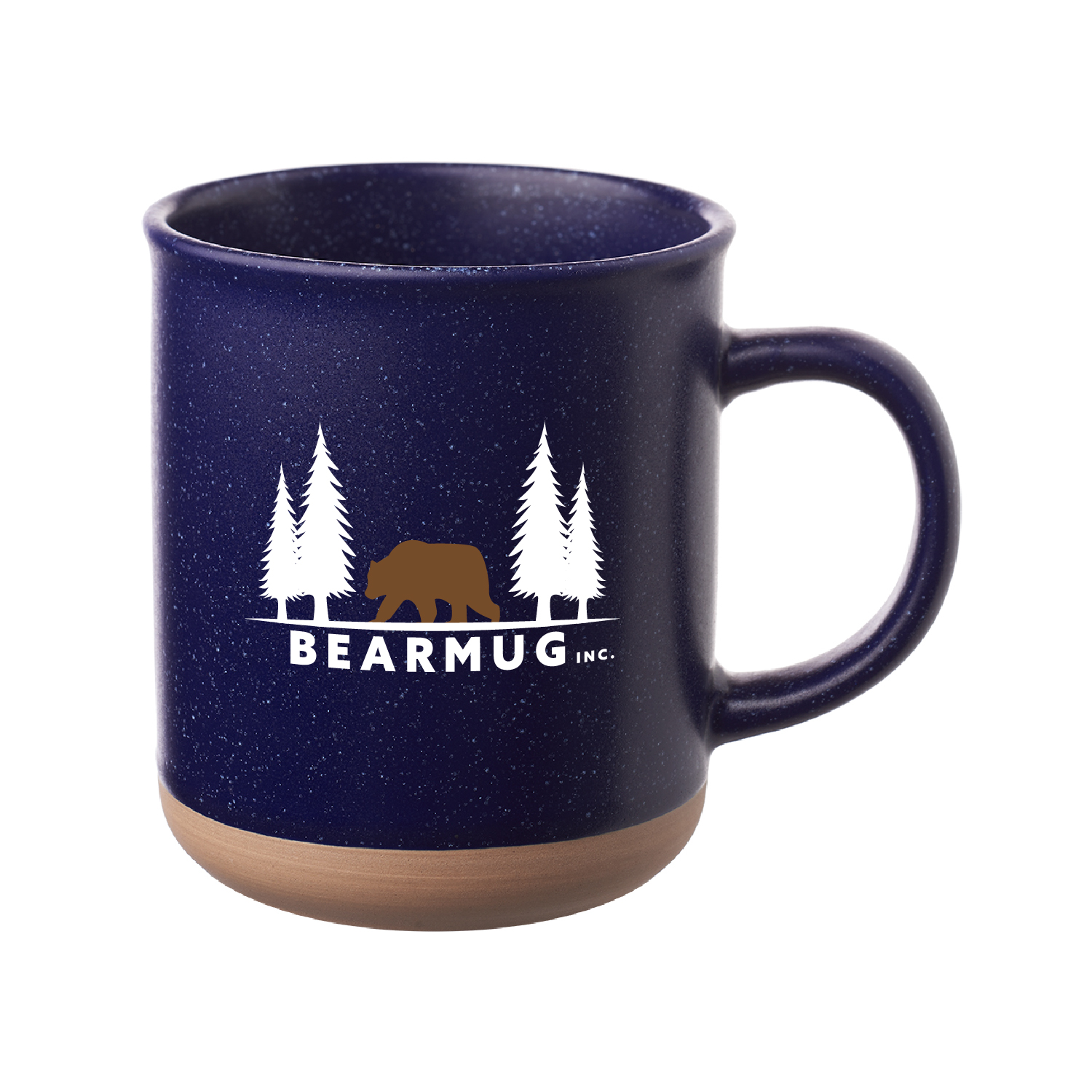 13.5 oz. Speckled Clay Coffee Mug (2 Color Imprint) 8