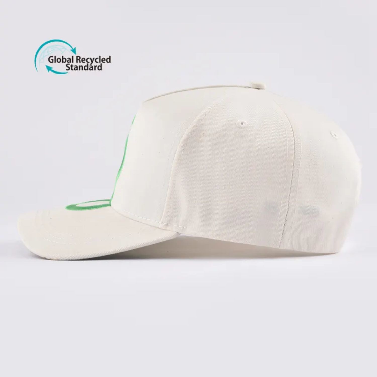 Structured 5 Panel rPET Recycled 100% Polyester Baseball Cap 8