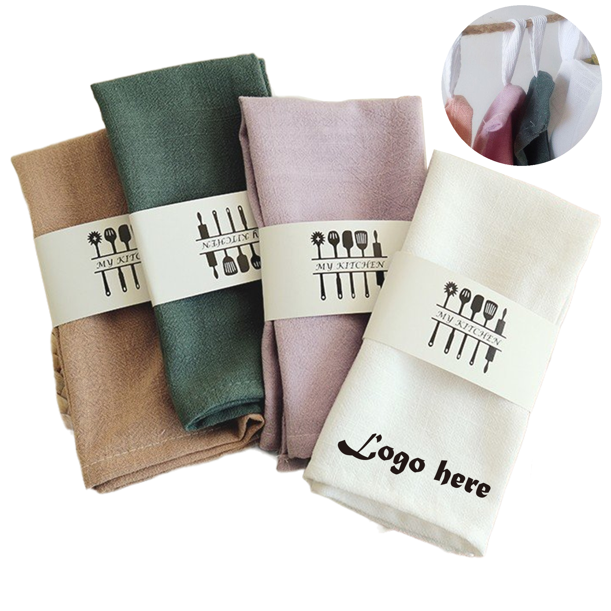 Cotton Linen Napkin Set for Dining Table 2