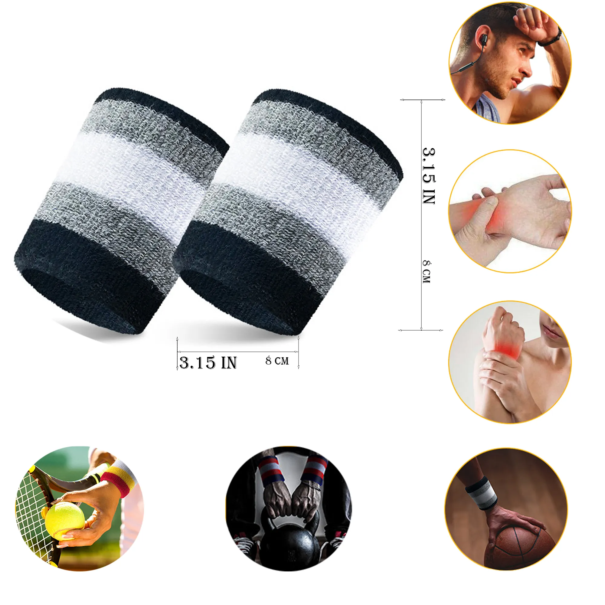 Gift Promotional Towel Wristbands 4