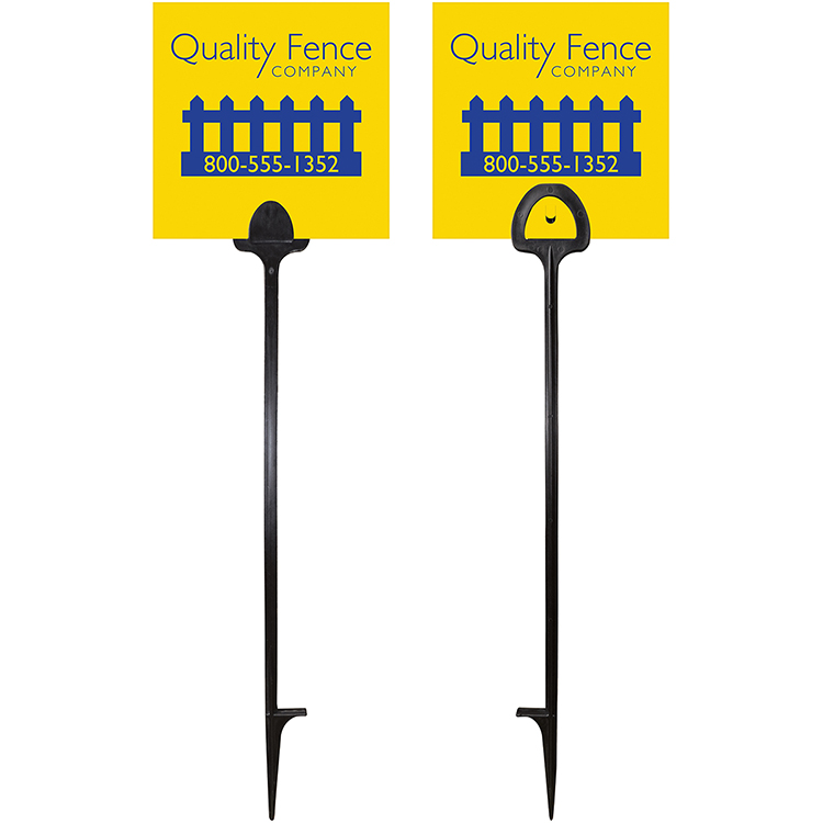 6" x 6" Value Marking Signs - Two Color, Front & Back 3