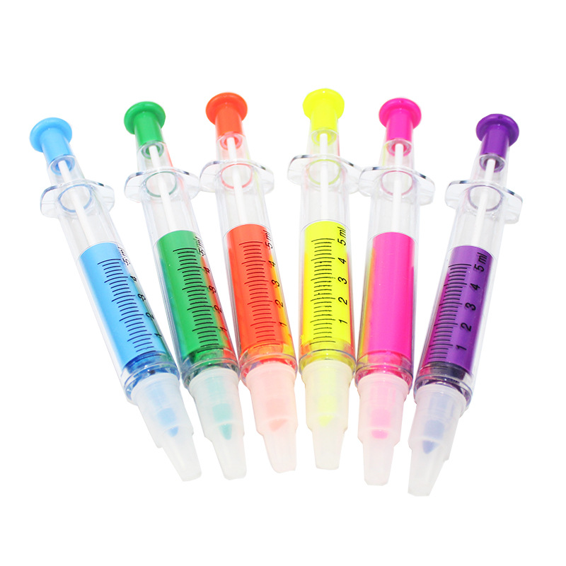 Syringe Pen & Highlighter Combo 2