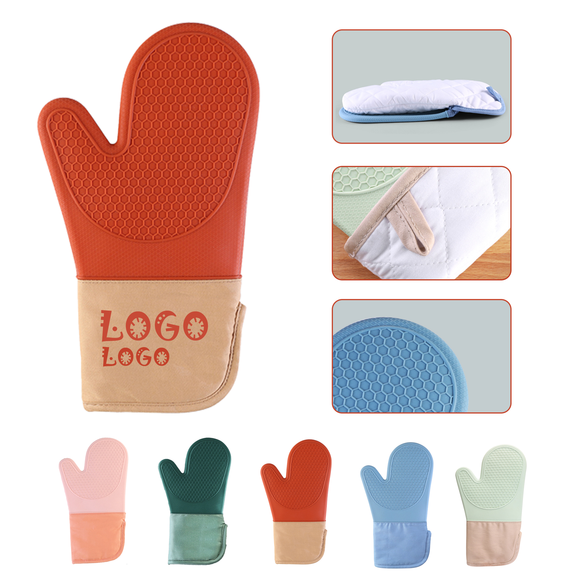 Silicone Oven Mitts 2