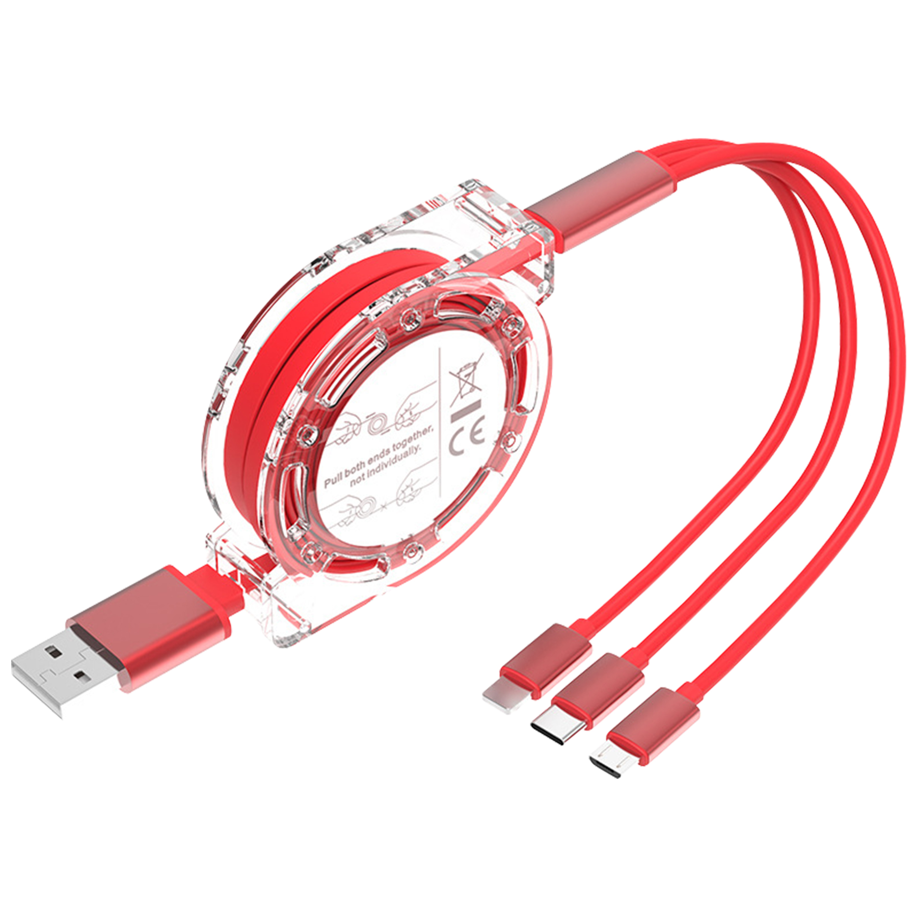 3-in-1 Multi Device Charger and USB Charging Cable 5