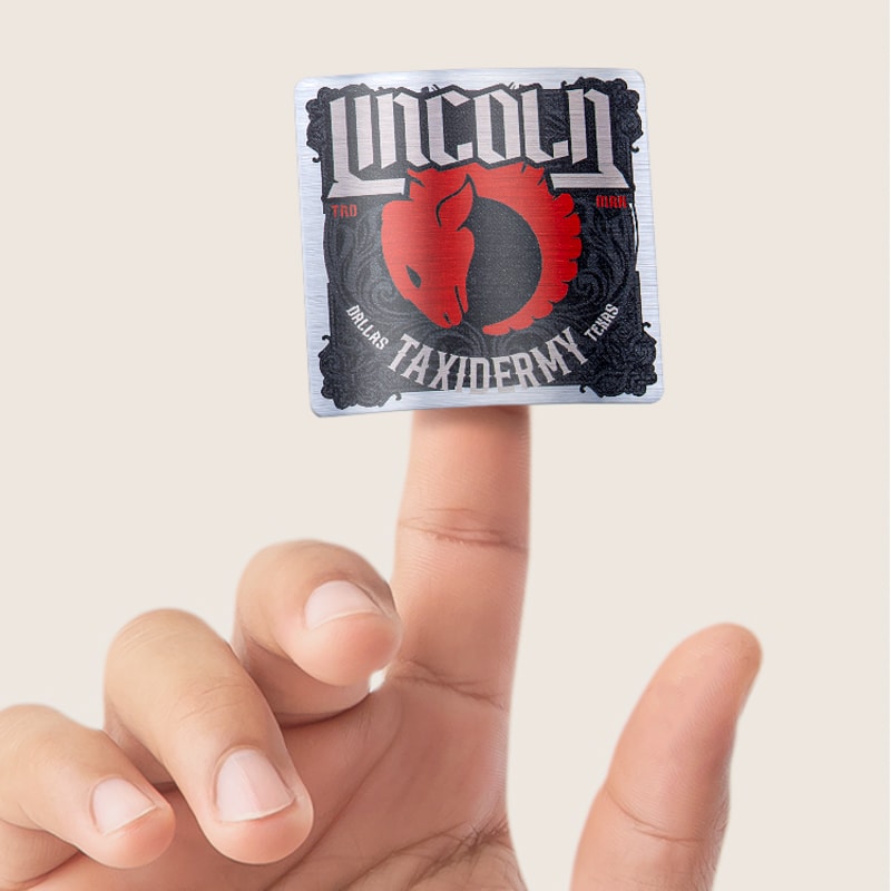 Brushed Aluminum Stickers 9