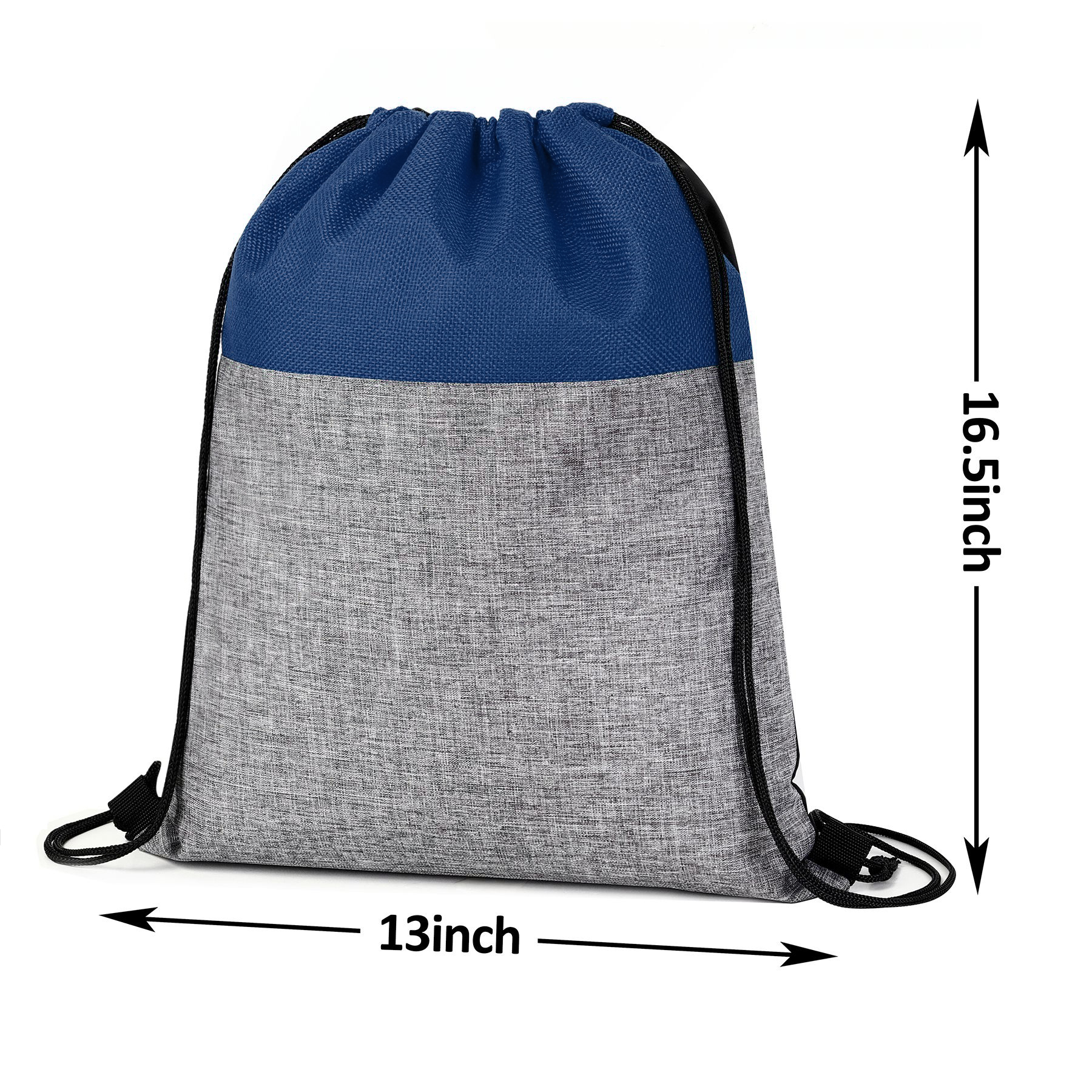 Heathered Jute Drawstring Backpack 1