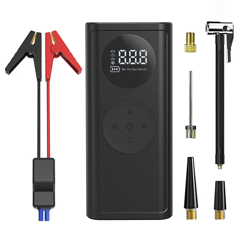 10000mAh Portable Emergency Battery Booter W/Tire Inflator 6