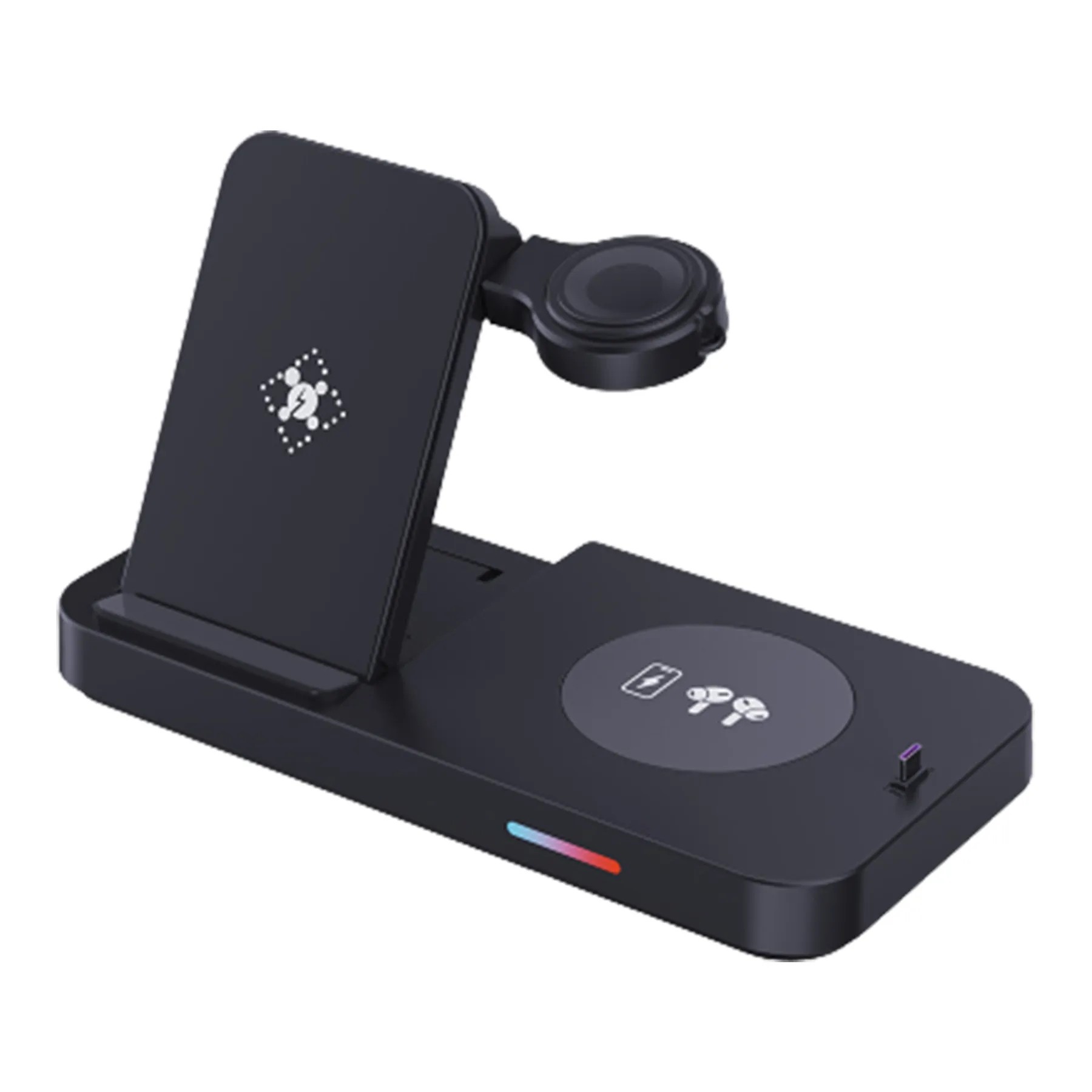 4-In-1 Phone Stand Wireless Charger 3