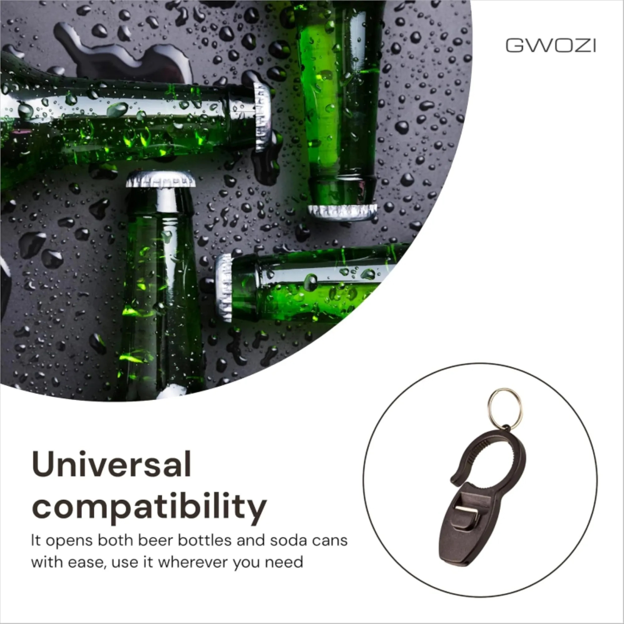 Multifunctional Bottle Opener Keychain 5