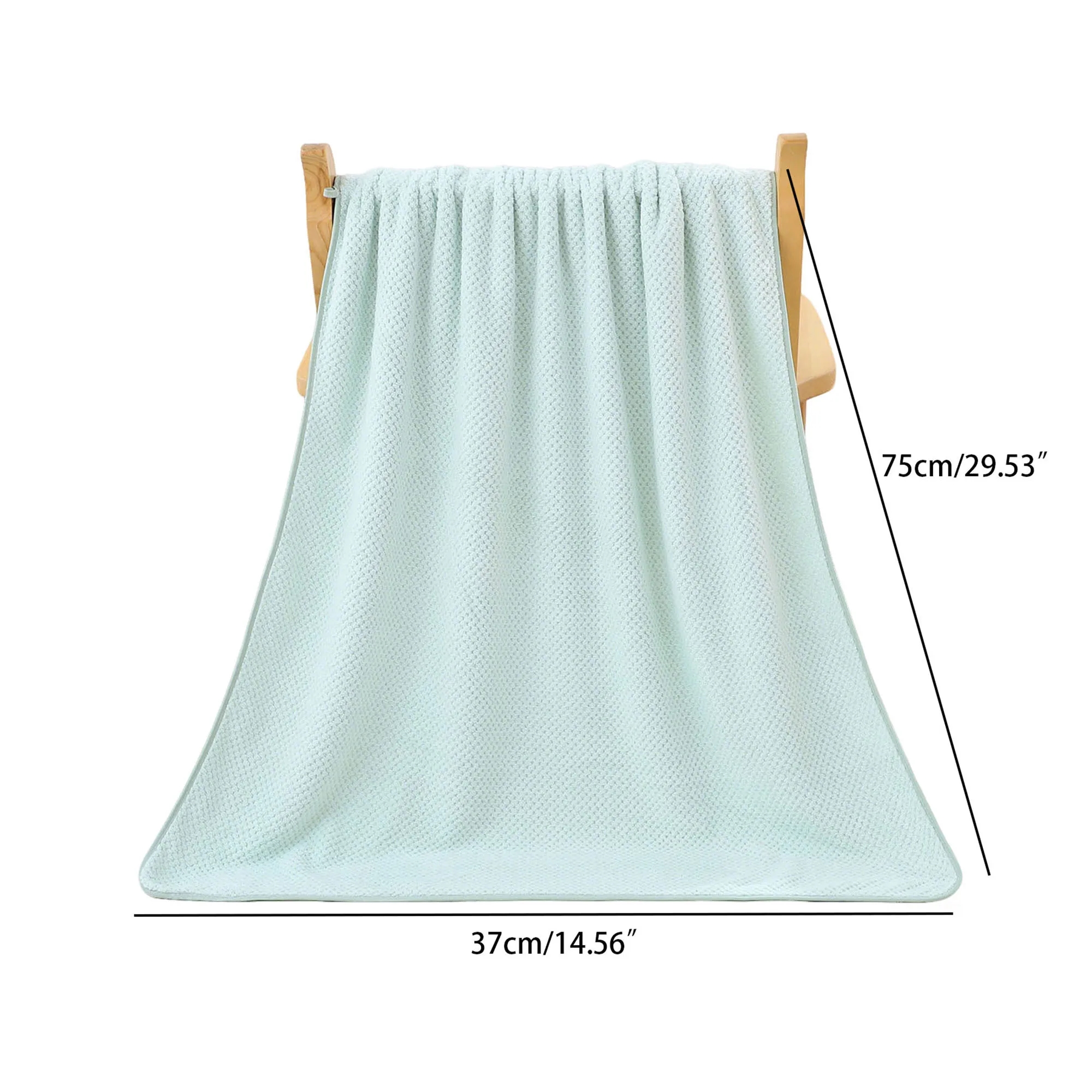 14.5*29.5Inch Coral Fleece Thickened Absorbent Towel 1