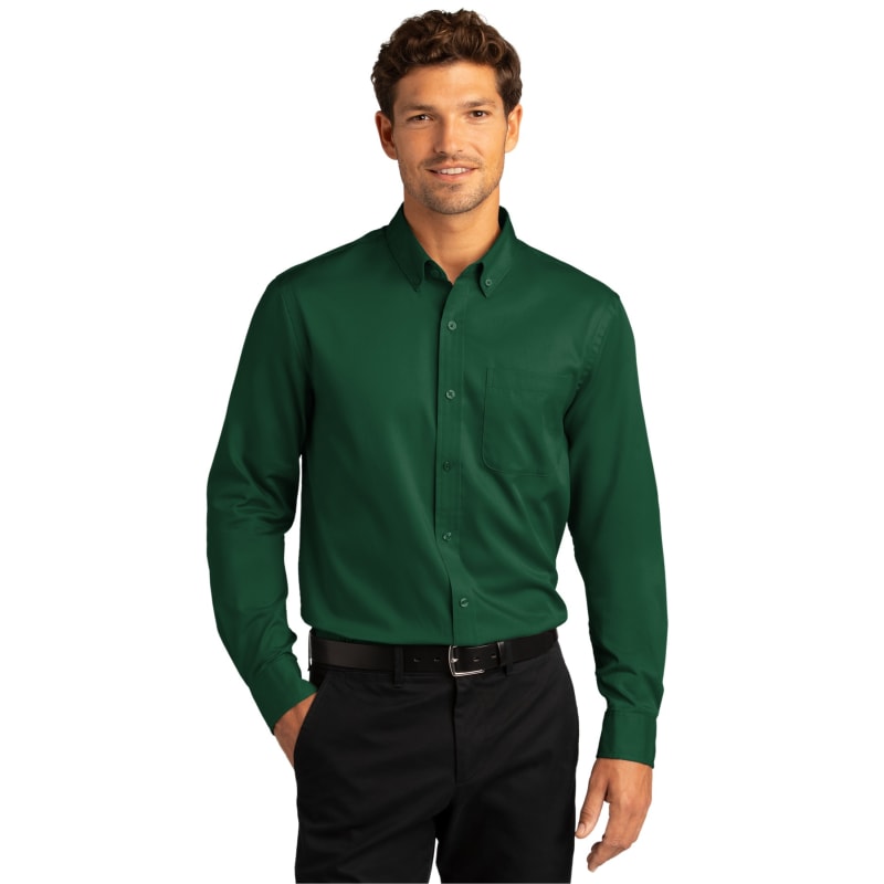 Port Authority Long Sleeve SuperPro React Twill Shirt. 51