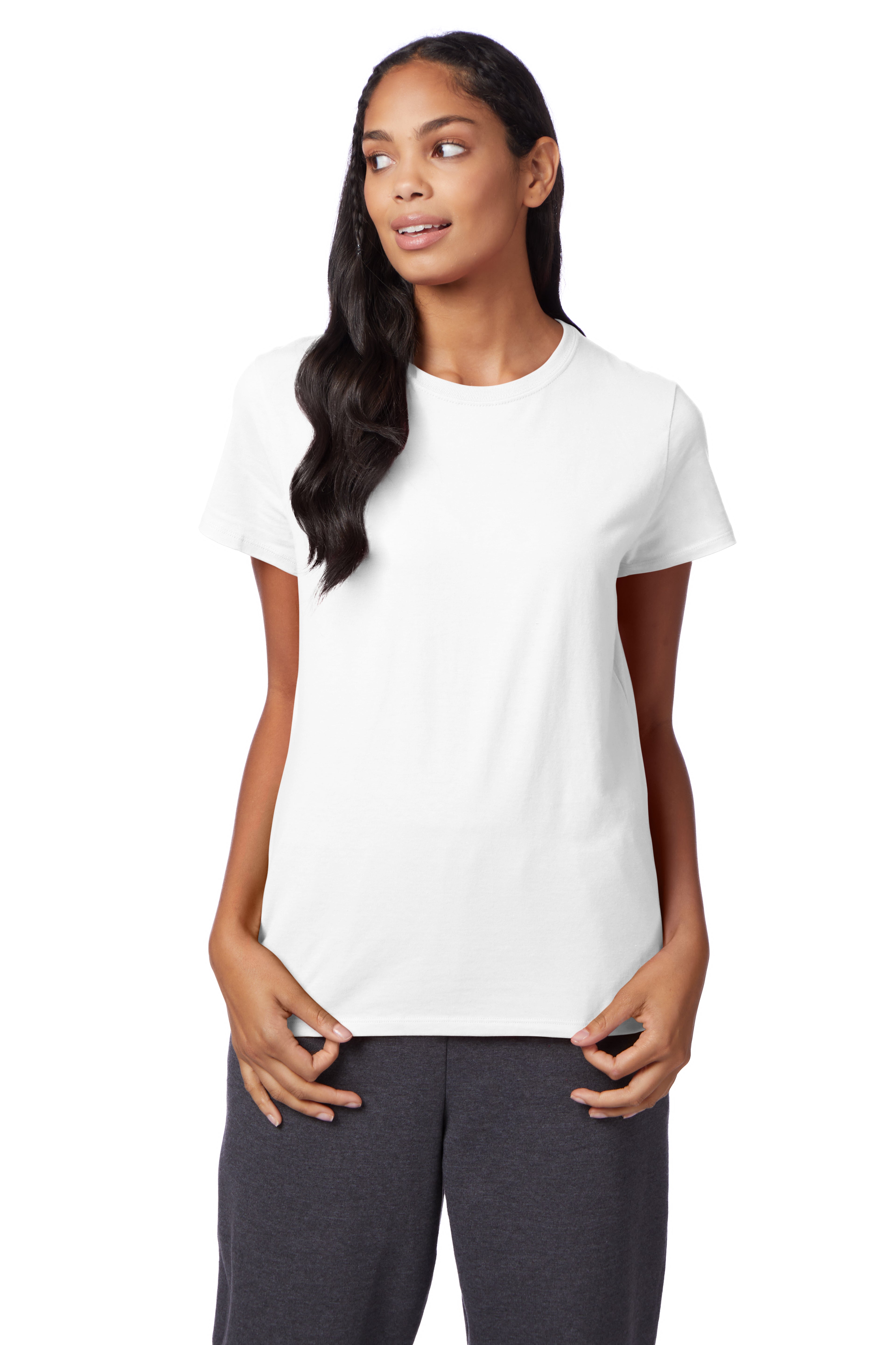 Hanes Perfect-T Women's Short Sleeve Crewneck T-shirt 6