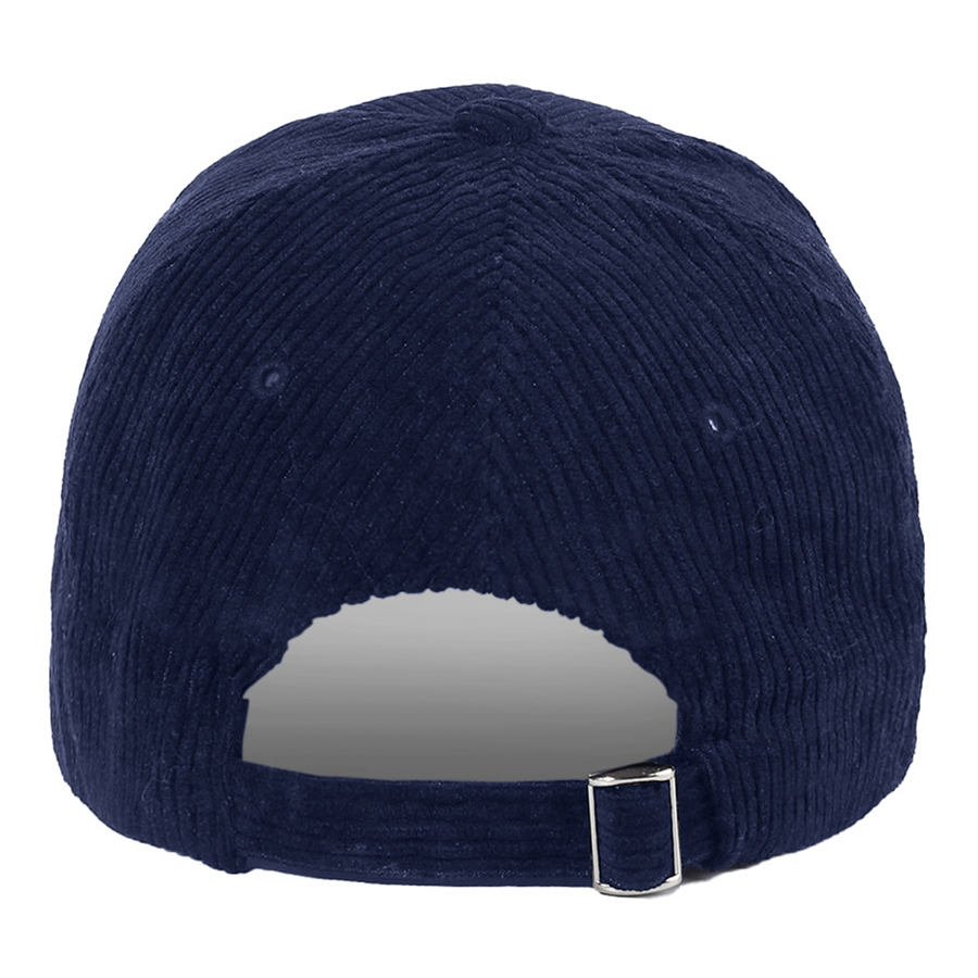 Stock Corduroy 6-Panel Structured Cap w/ Metal Buckle 36