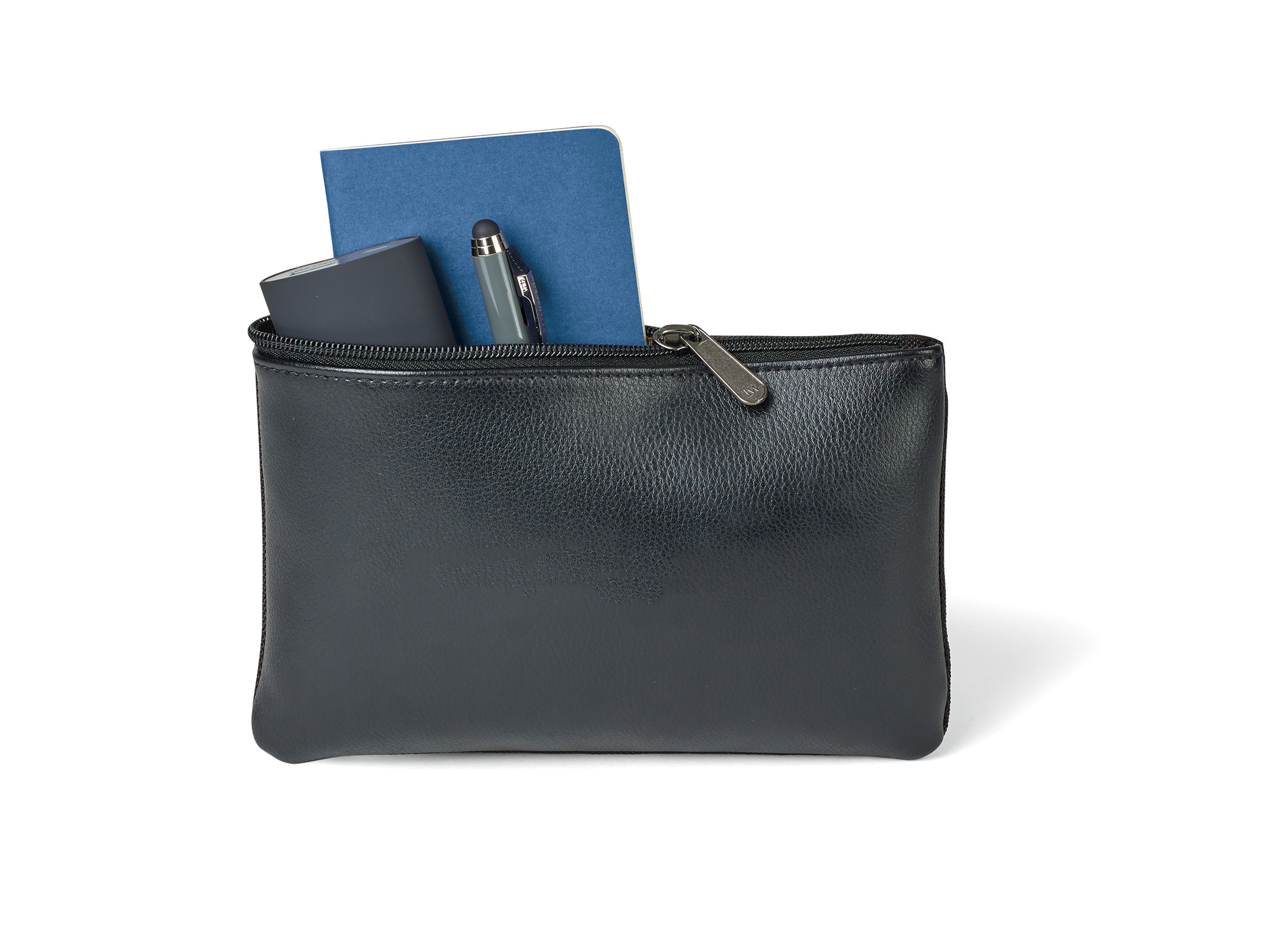 Travis & Wells® Leather Zippered Pouch 12