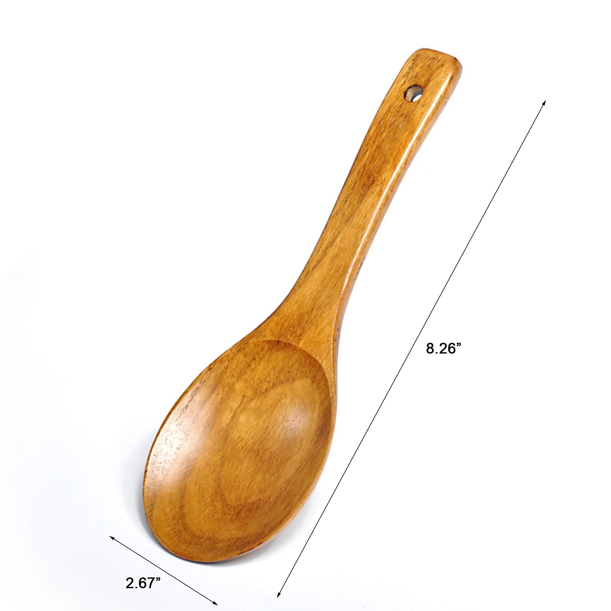 Natural Wooden Rice Spoon 3