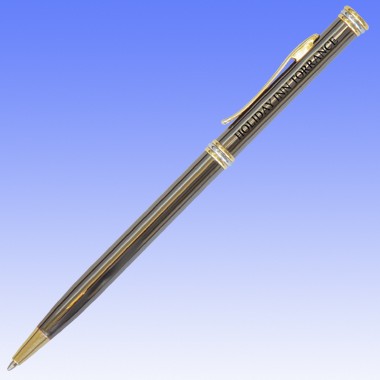 SLIM LINE PEN- GOLD ACCENT 2