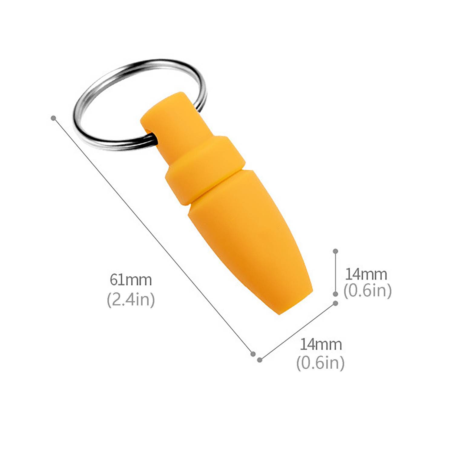 Plastic Cigar Punch Cutter Keychain 4