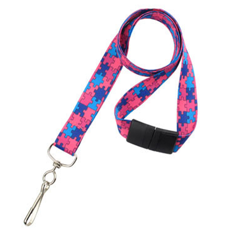 3/4" Autism Awareness Lanyard 2