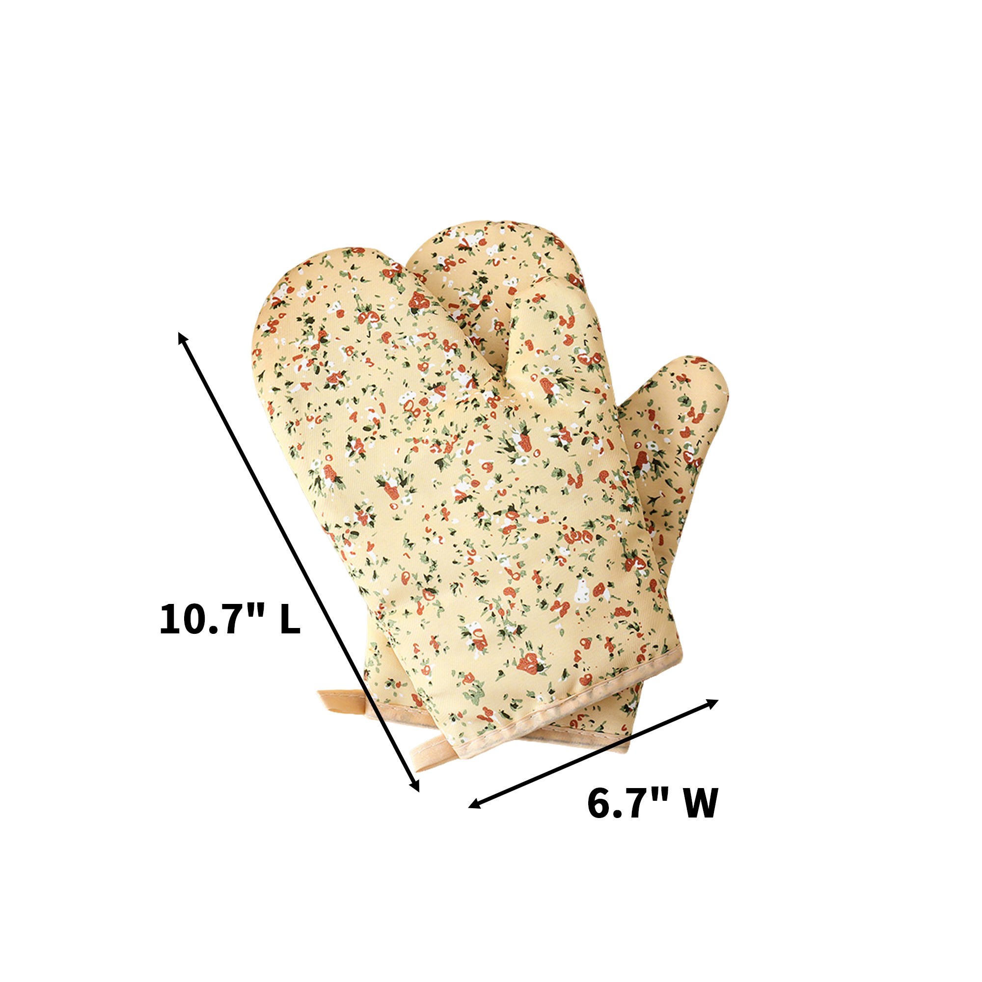 Full Color Kitchen Oven Mitt With Cotton Liner 3