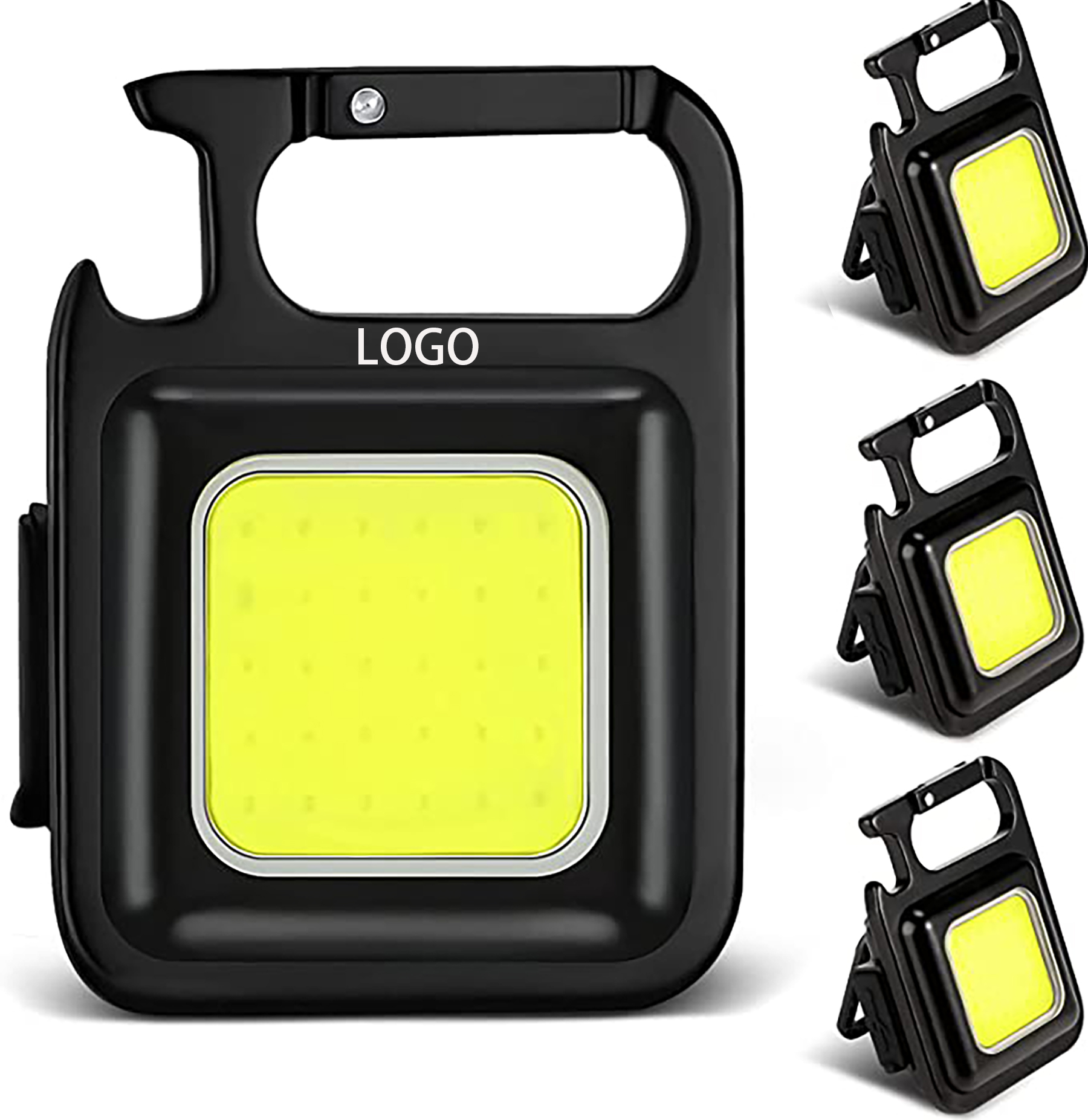 Pocket Led Flashlight with Folding Bracket Bottle Opener and Magnet Base for Running/Finishing 10