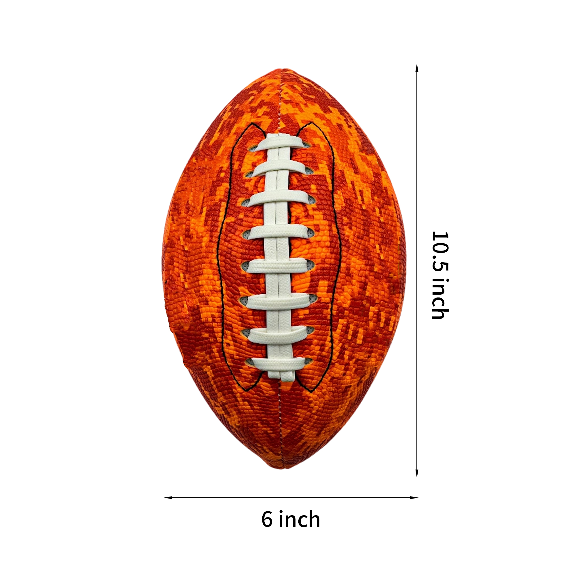 Camouflage Surface Practice Football Size 10.5" x 6" 11