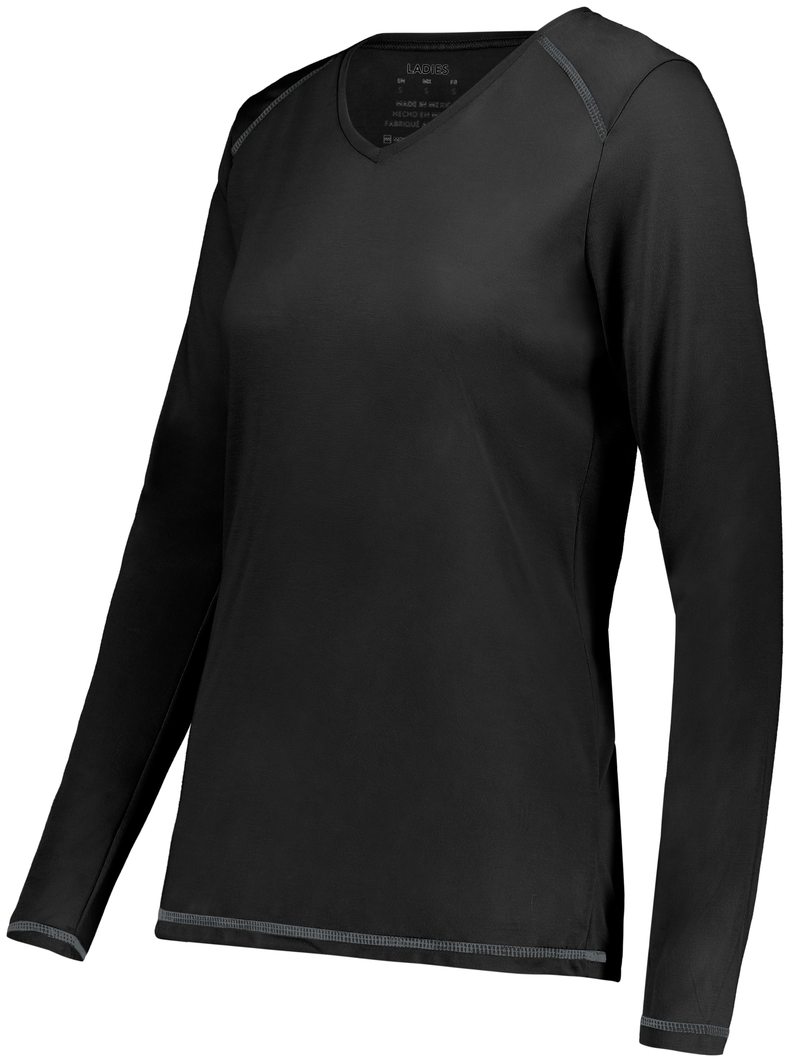 Ladies Super Soft-Spun Poly Long Sleeve Tee 11